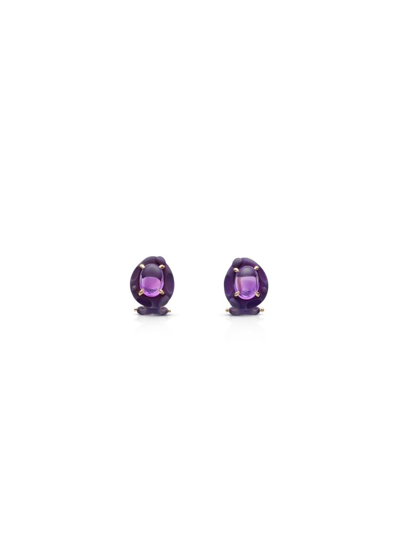 Radiance Cosmic Purple Amethyst Earrings
