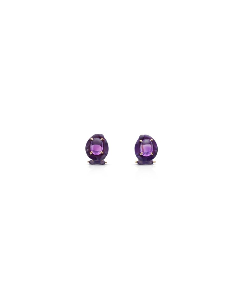 Radiance Cosmic Purple Amethyst Earrings