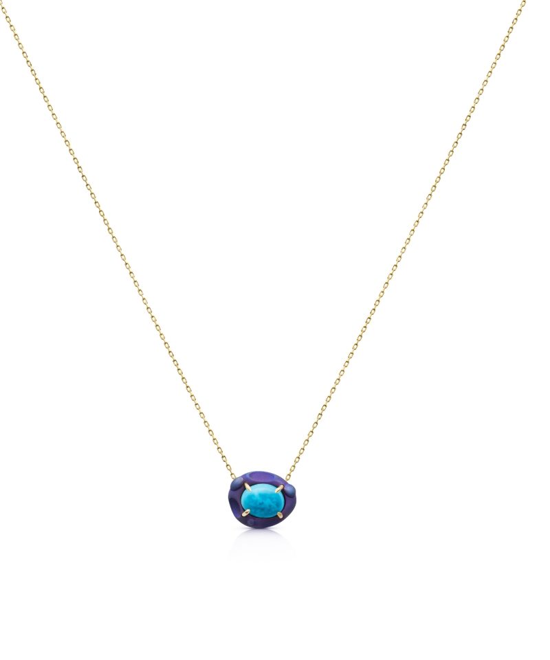 Radiance Cosmic Purple Larimar Pendant