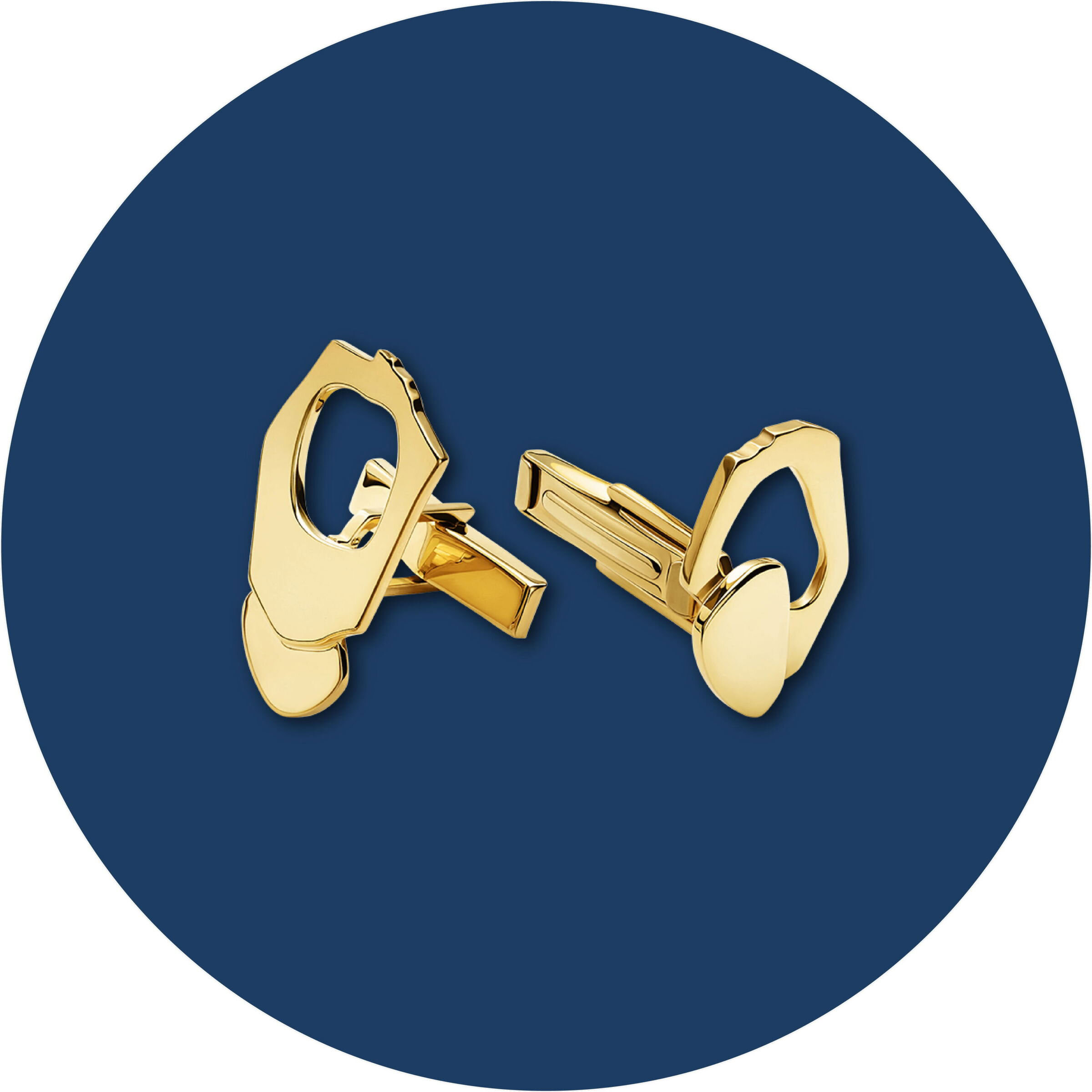 Gold heart-shaped clip-on earrings, perfect for Valentine's Day jewelry. Elegant accessory for romantic occasions.