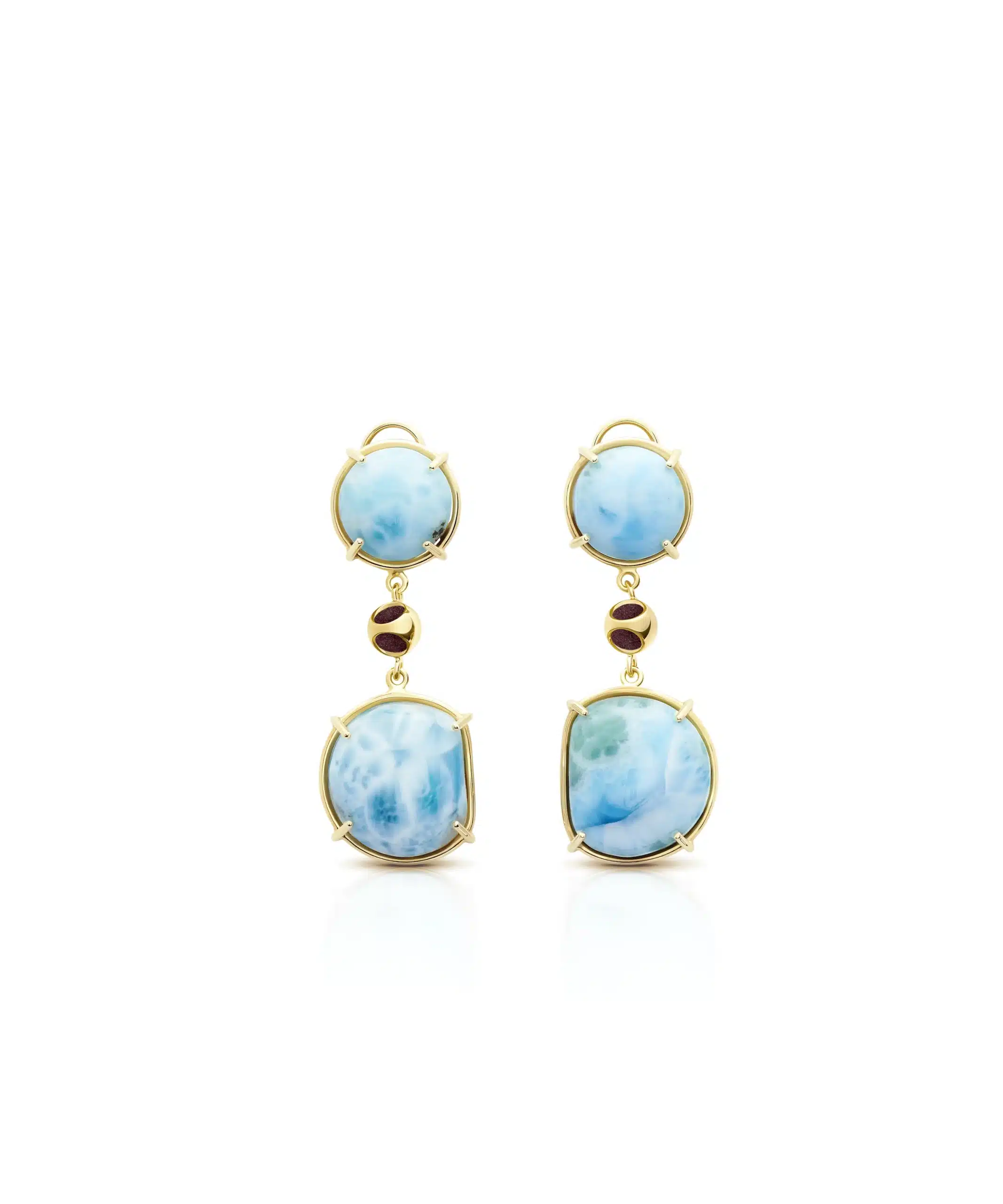 Cauni Dangle Earrings 3 (1) Cauni Larimar Earrings - Image 1