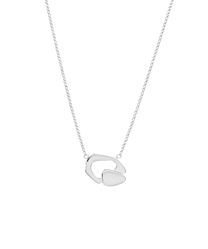 Union Pendant Necklace in 925 sterling silver with platinum plating