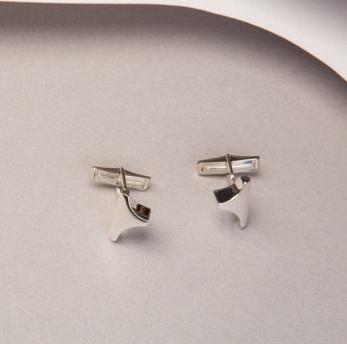 Elegant silver Lord Shiva cufflinks for men’s accessories. Perfect for stylish, spiritual, and modern fashion statements.