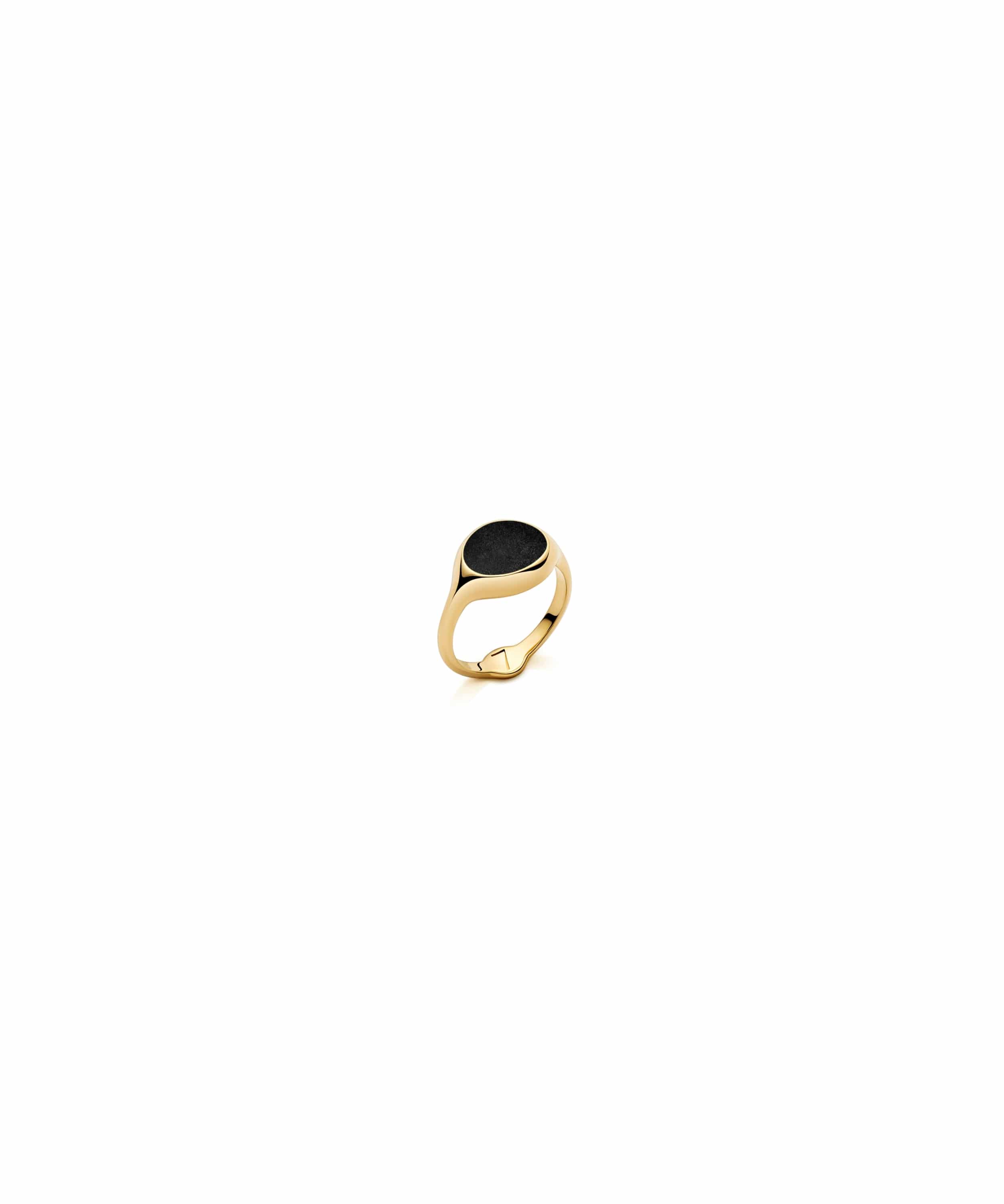 MVBEU-D2-GTB-Beuo-Bud-Ring-Gold-Throne-Black Bud Ring - Image 1