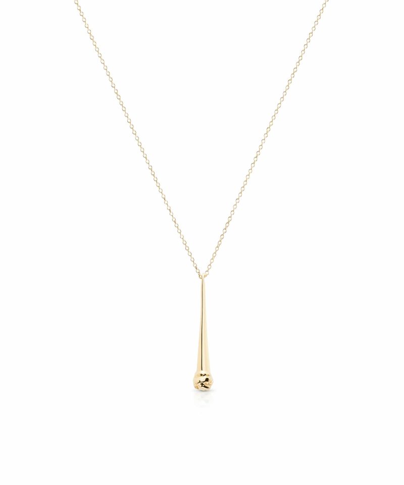 Drop Necklace in 925 sterling silver with 18k gold plating
