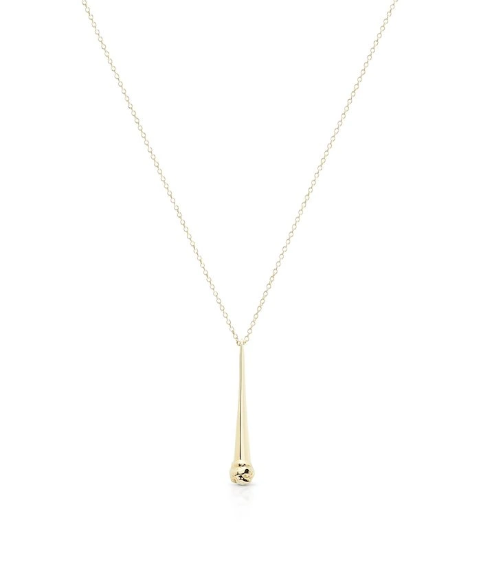 Elegant drop necklace with gold finish, perfect jewelry for special occasions or everyday style.