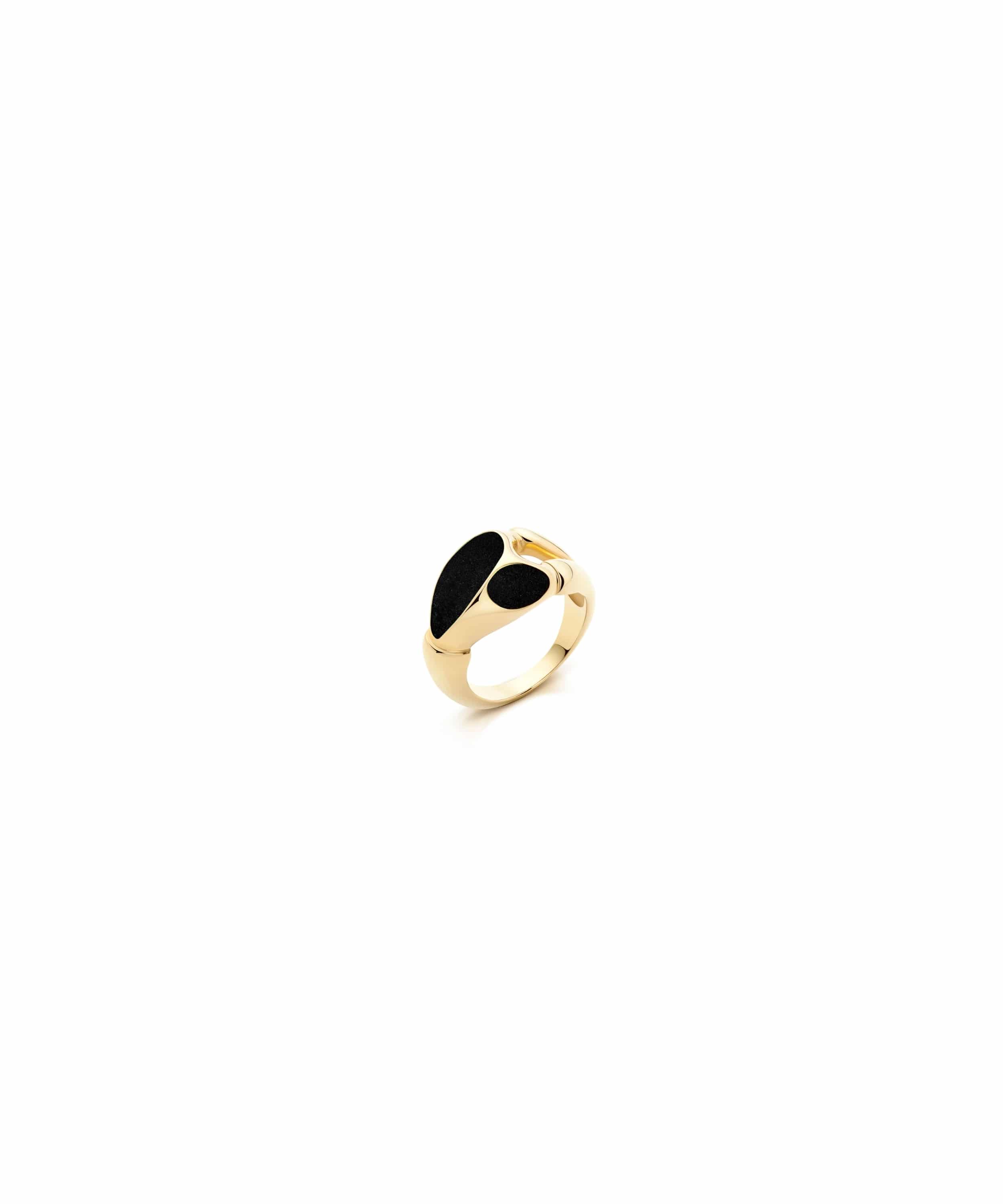 MVFAL-D4-GTB-Falie-Maxi-Magnet-Ring-Gold-Throne-Black Maxi Magnet Ring - Image 1