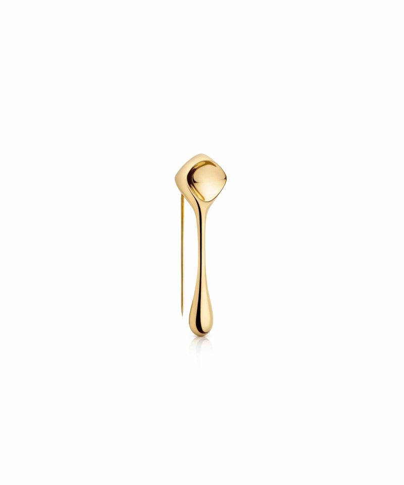 Golden Hour Drop Pin in 925 sterling silver with 18k gold plating