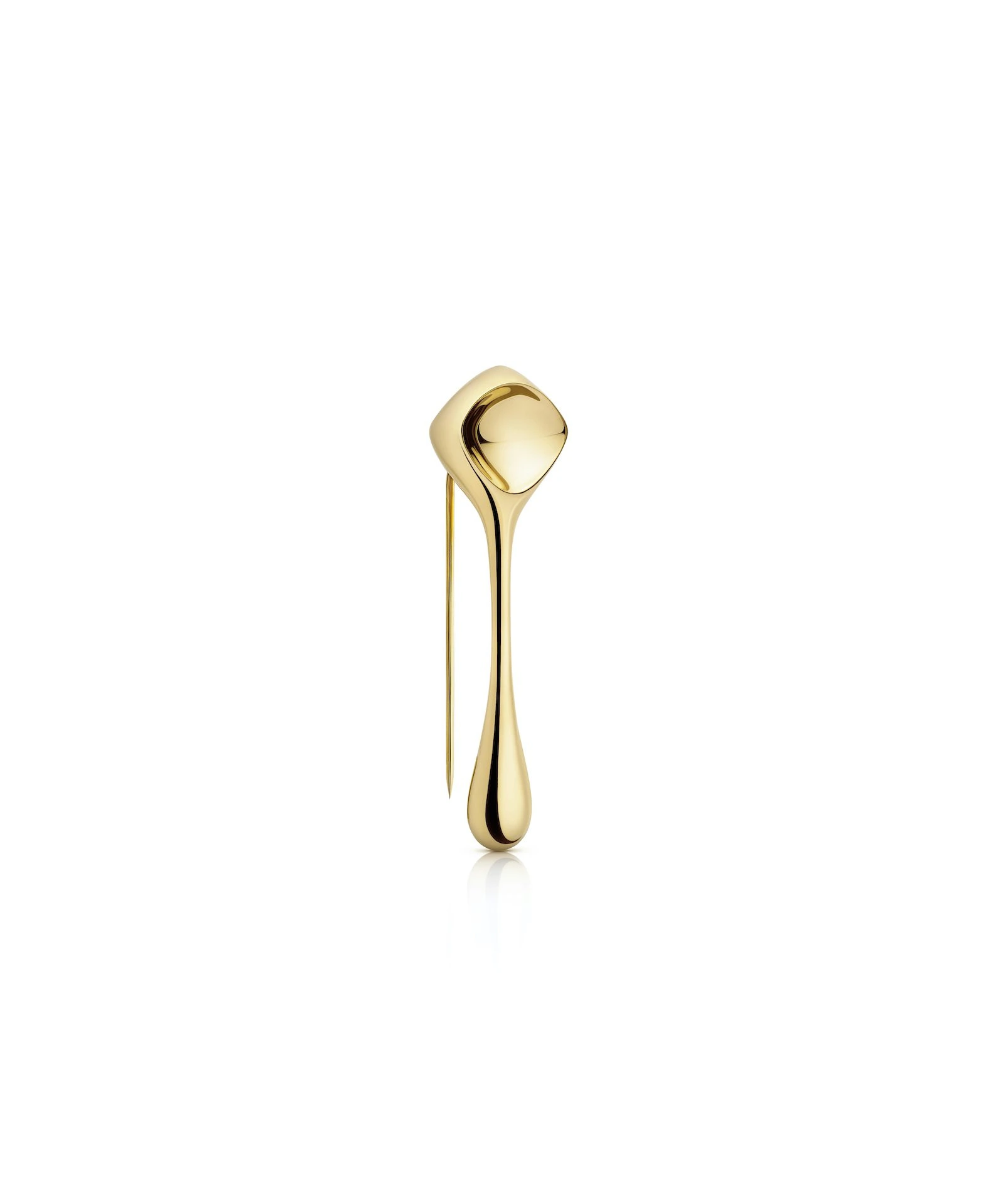 Elegant gold decorative pin, minimalistic jewelry accent, stylish accessory for fashion lovers. Luxurious gold jewelry pin with modern design, perfect for elegant accessories and fashion styling.