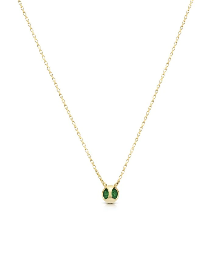 Delicate gold necklace with elegant minute pendant, perfect for everyday jewelry.