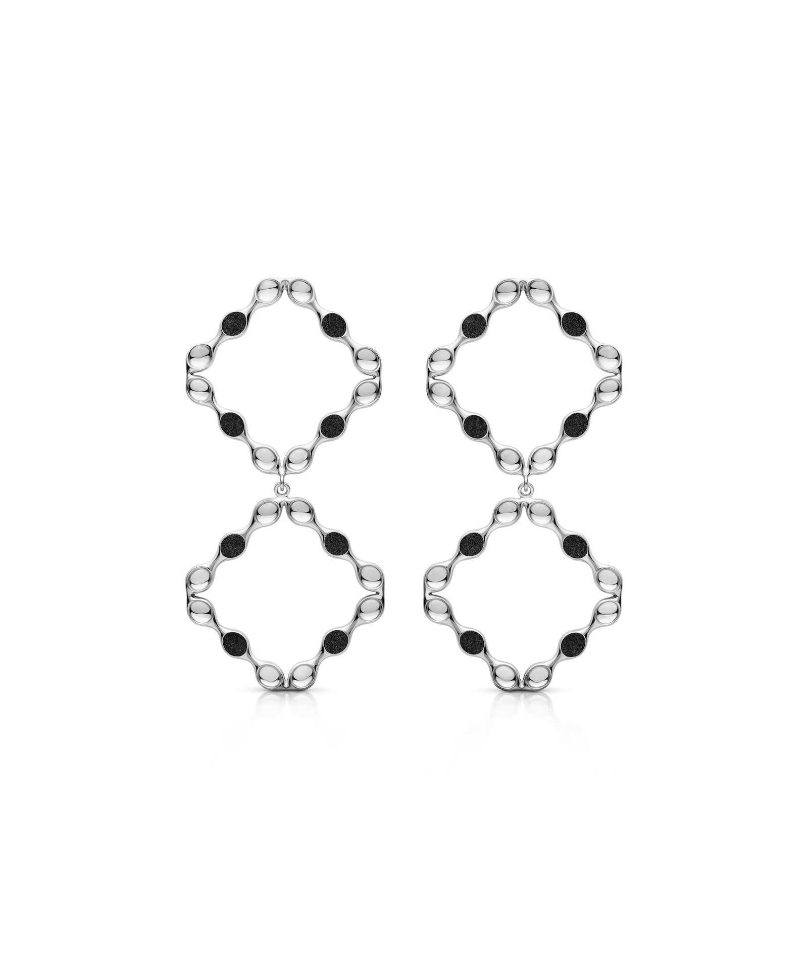 MVIZE-A2-S Mirror Earrings - Image 1