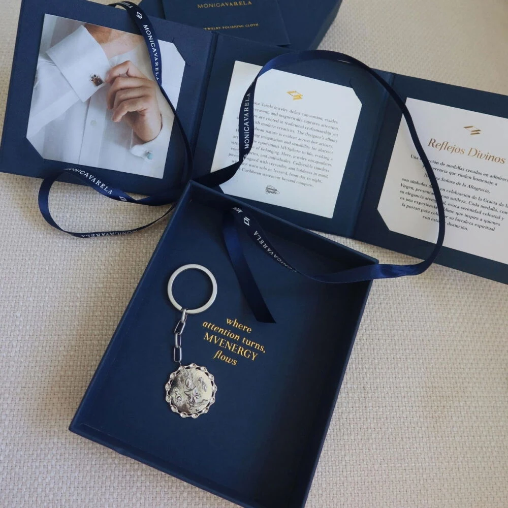 Elegant religious keychain with divine symbolism, perfect as a meaningful accessory or gift.