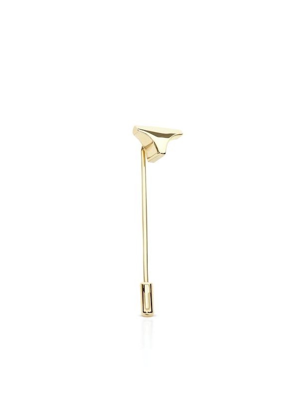 Wisdom Brooch in 925 sterling silver with 18k gold plating