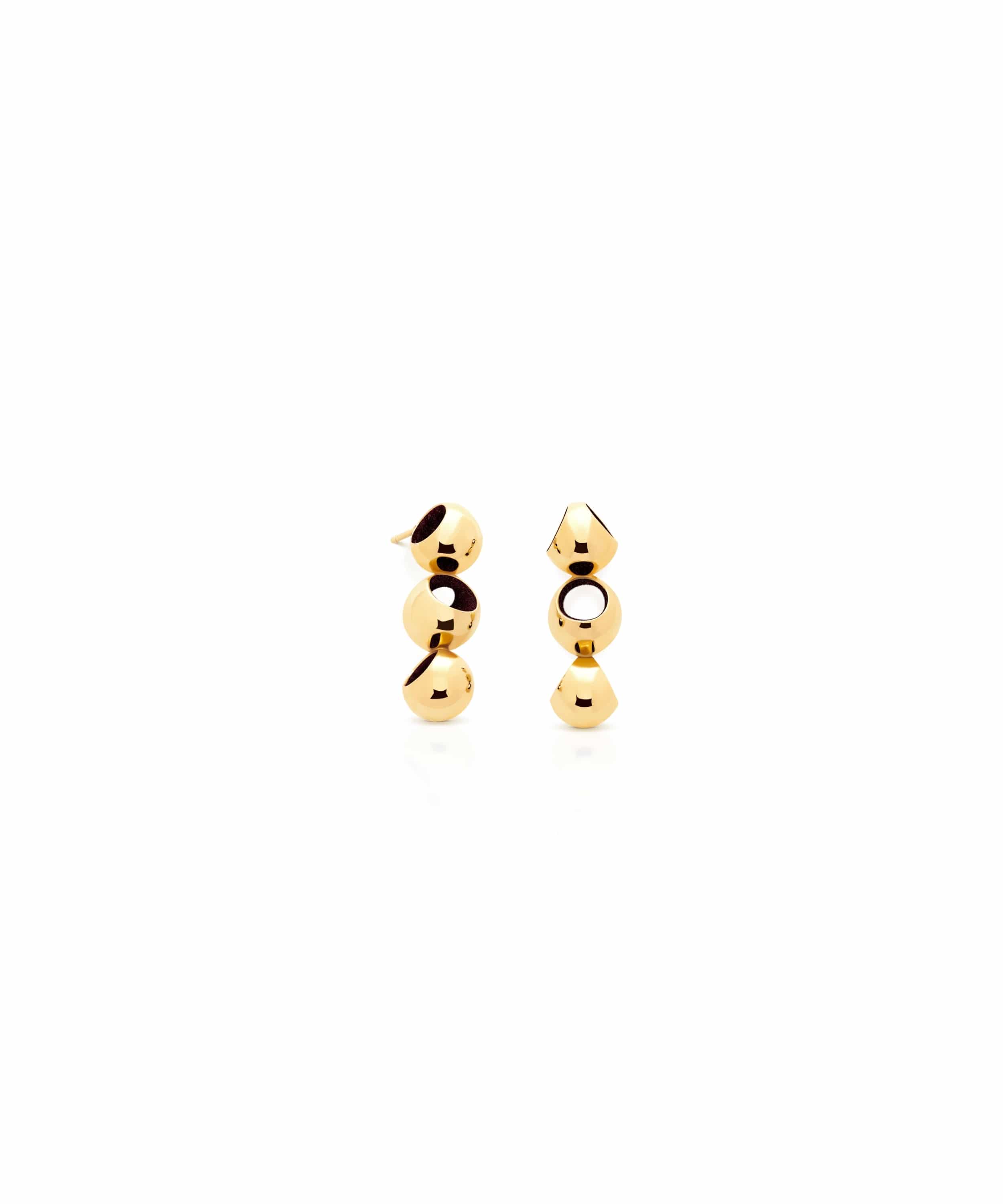 MVYOE-A2-GBB-Yoem Trinity Dangle-Gold Blazzing Burgundy Trinity Dangle - Image 1