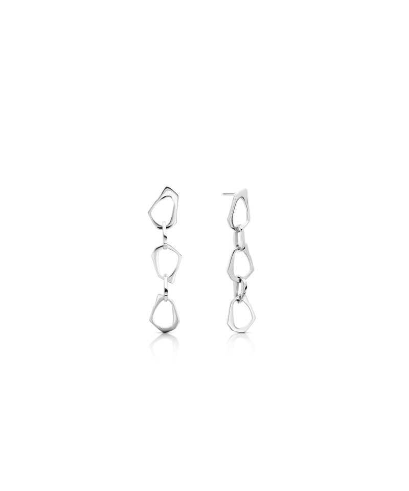Tribute Earrings in 925 sterling silver with platinum plating