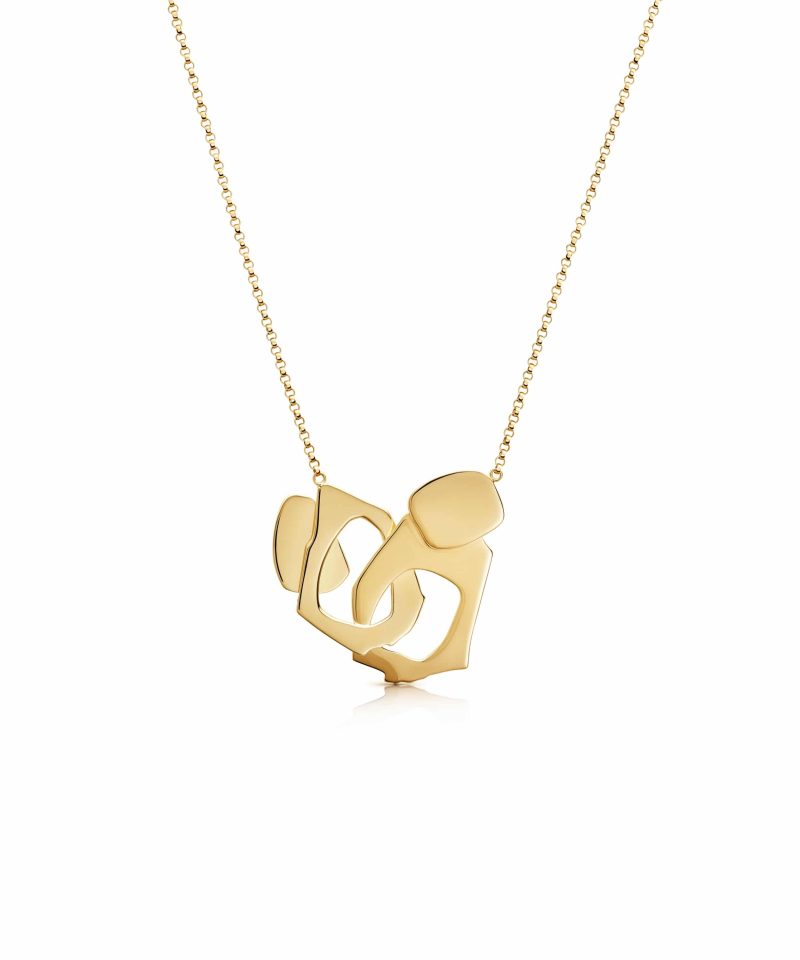 Union Necklace in 925 sterling silver with 18k gold plating