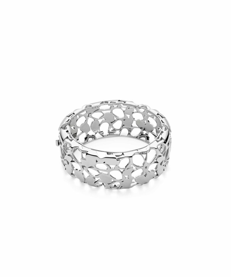 Heritage Bangle in 925 sterling silver with platinum plating