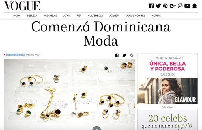 Elegant jewelry by Monica Varela for fashion lovers.
