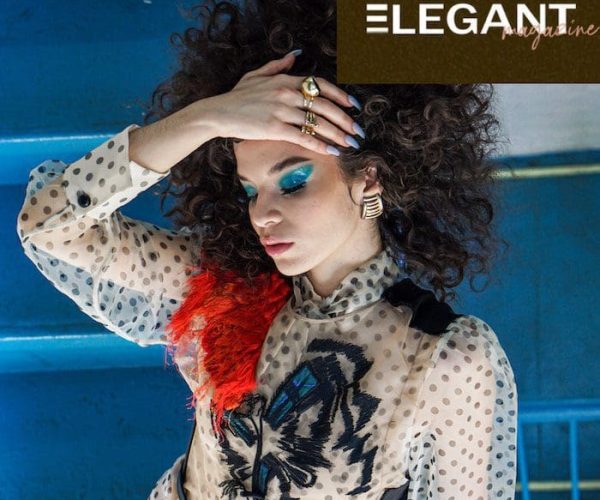Elegant Magazine cover featuring Monica Varela jewelry