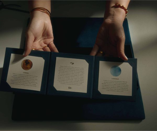 Monica Varela certificates of authenticity printed on minimal paper