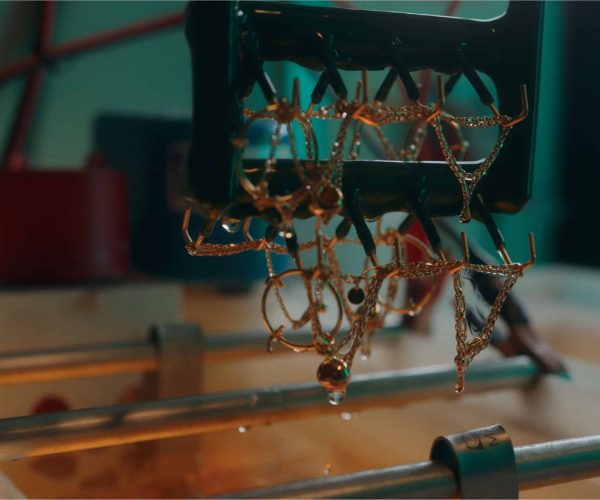 Jewelry workshop equipment in the Monica Varela studio
