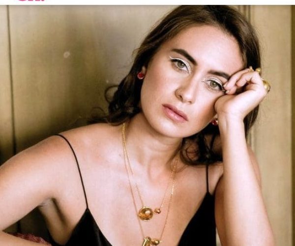 Oh! Magazine cover featuring Monica Varela jewelry