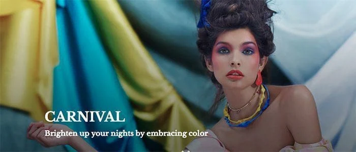 Gorgeous Monica Varela portrait showcasing colorful fashion and vibrant style.